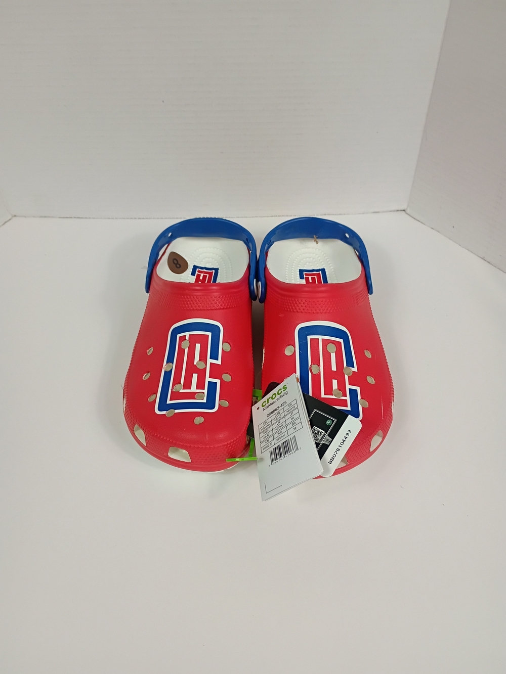 Los Angeles Clippers Crocs Clogs NWT Men’s Size 8 Women’s Size 10 No Box